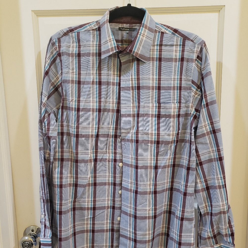 Van Heusen Slim Fit Plaid Shirt